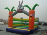 Inflatable bouncer bugs bunny like carrot moonwalks