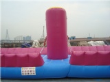 inflatable bungee run trampoline basketball