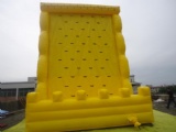 Yellow Sports inflatable rock climbing wall indoor climb