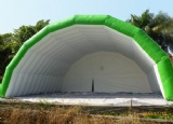 inflatble stage cover air roof tent for outdoor party activity