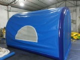 External:4mLx3mWx2.7mH
Internal:4mLx 2.4mWx2.4mH
Material:1000D PVC tarps
Weight:About 55kgs