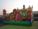 Super Mario and angry bird inflatable slide