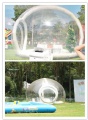 Inflatable bubble house