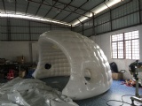 Size: 5m diameters, 2.95m high
Material: PVC tarpaulin+clear PVC
Weight: 44kgs
Packing Size: 45*45*97cm