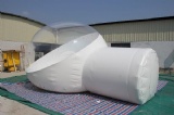 Dome Size: 4.5m diameter
Material: PVC tarps+Clear PVC
Weight:about 60kgs
