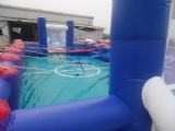 Inflatable soccer football arena with bandage sport game