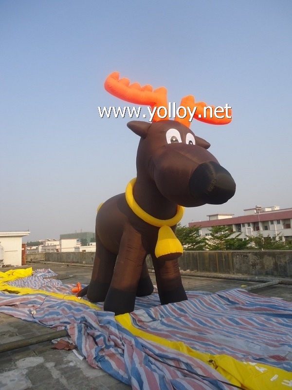 Inflatable Christmas Reindeer Deer For Holiday Decoration