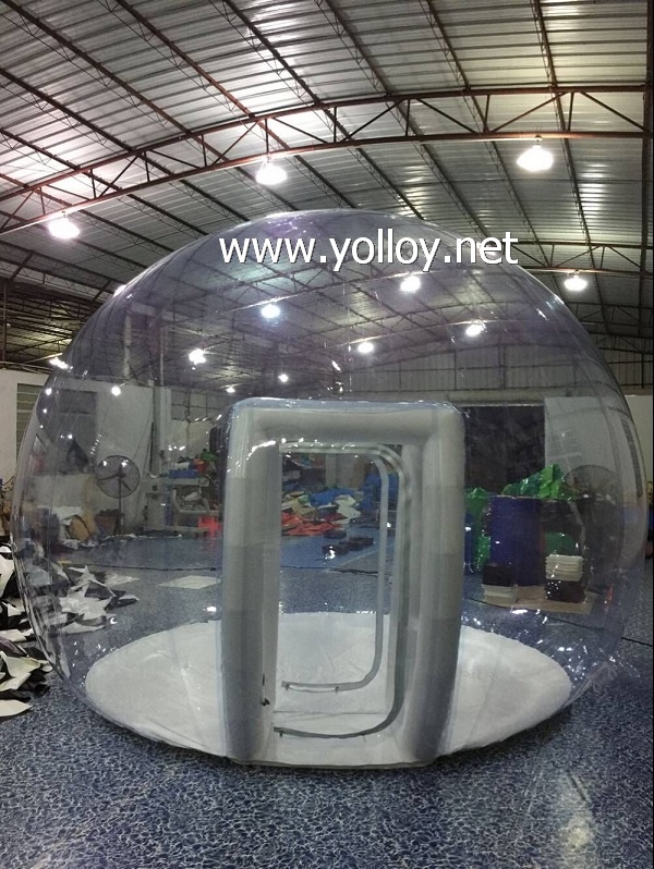 Inflatable snow globe for party exhibition