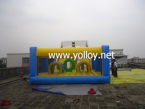Popular Inflatable Titanic Slide With Obstacle