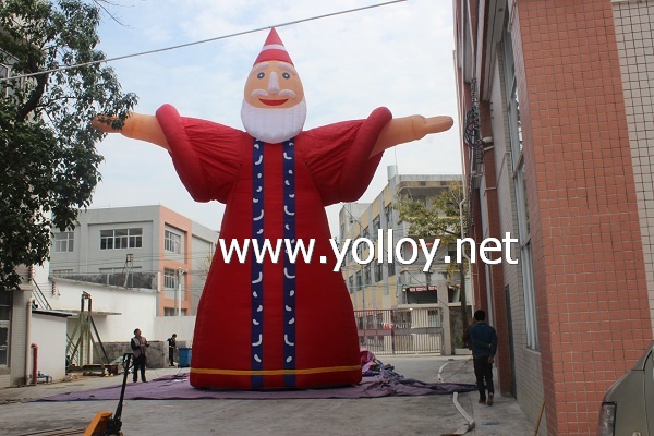 New Customized Inflatable Father Christmas for Decoration