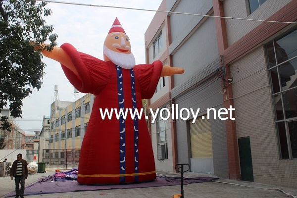 New Customized Inflatable Father Christmas for Decoration