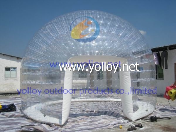 Transparent PVC Inflatable Dome Tent