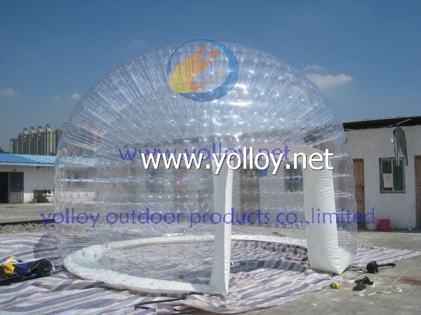 Transparent PVC Inflatable Dome Tent