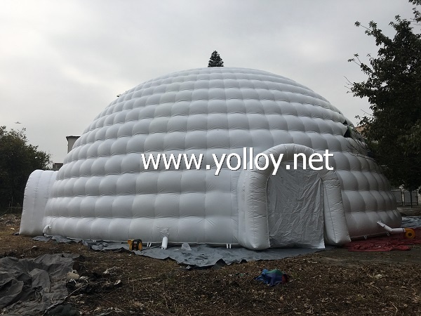 20m diameter Inflatable igloo dome tent