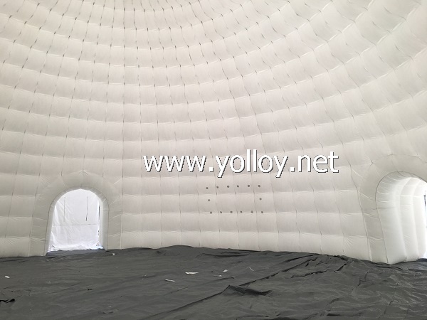 20m diameter Inflatable igloo dome tent
