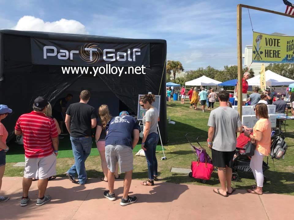 Inflatable Golf Simulator Building