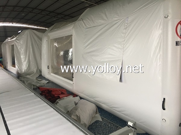 Upgrade inflatable painting room
