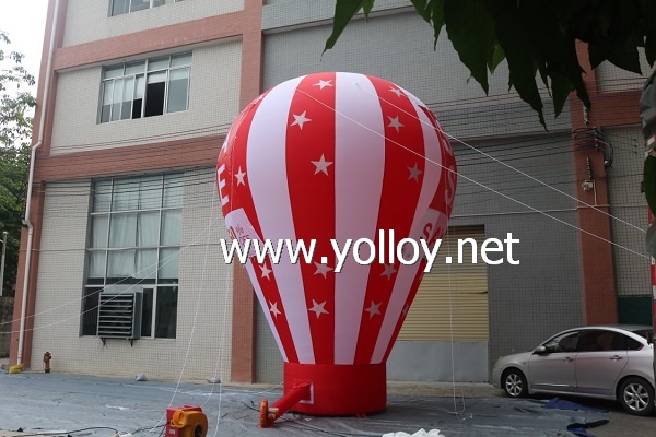 Inflatable advertising balloon