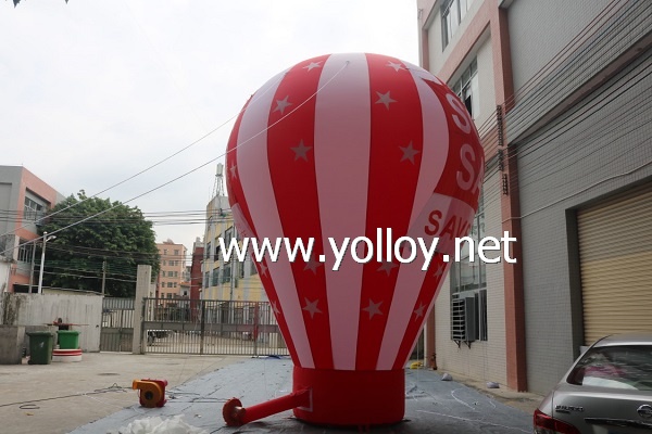 Inflatable advertising balloon