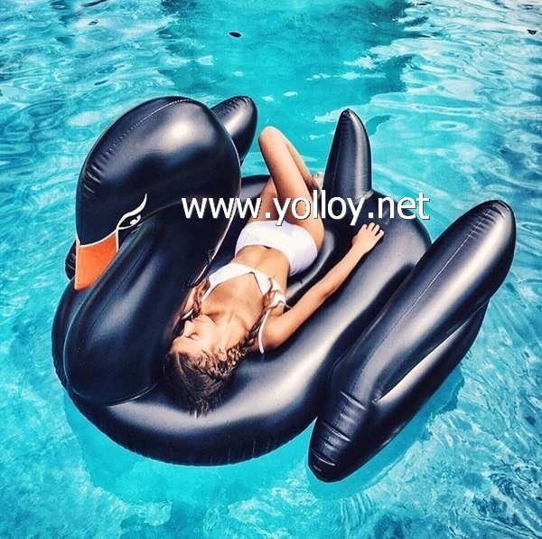 Inflatable giant swimming swan flamingo floating pool toys