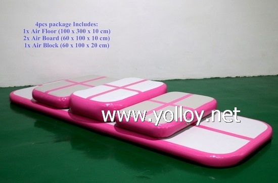 4 pcs Inflatable Air Tumble Track Gymnastics Crash Mats