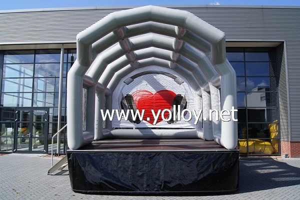 Big event inflatable discos stage podium