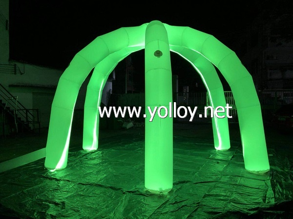 Inflatable dome archway shape inflatable decoration with LED light