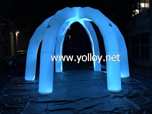 Inflatable dome archway shape inflatable decoration with LED light
