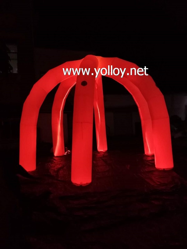 Inflatable dome archway shape inflatable decoration with LED light