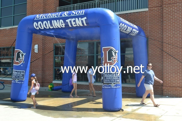 Inflatable Misting Stations