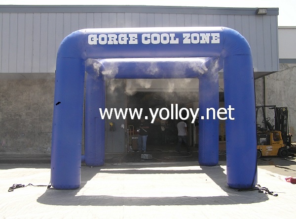 Inflatable Misting Stations