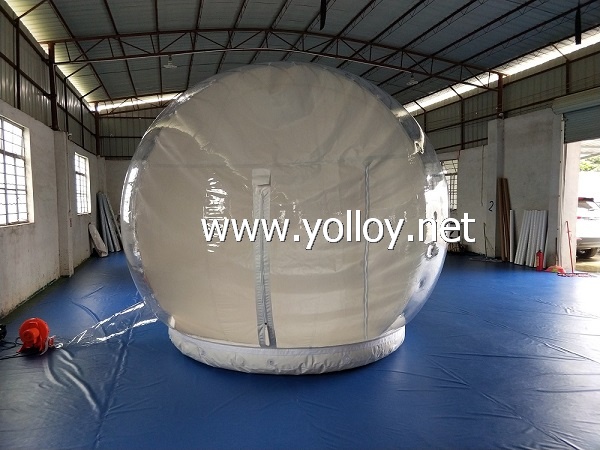 Inflatable snow dance globe