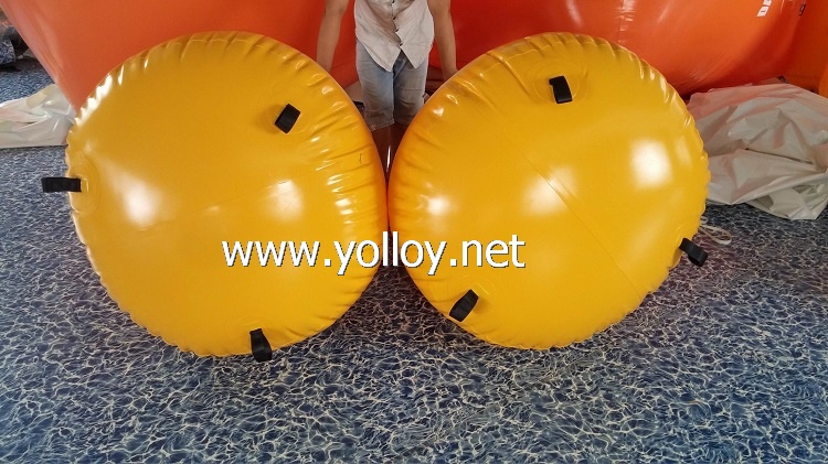 Inflatable advertising water floating buoy