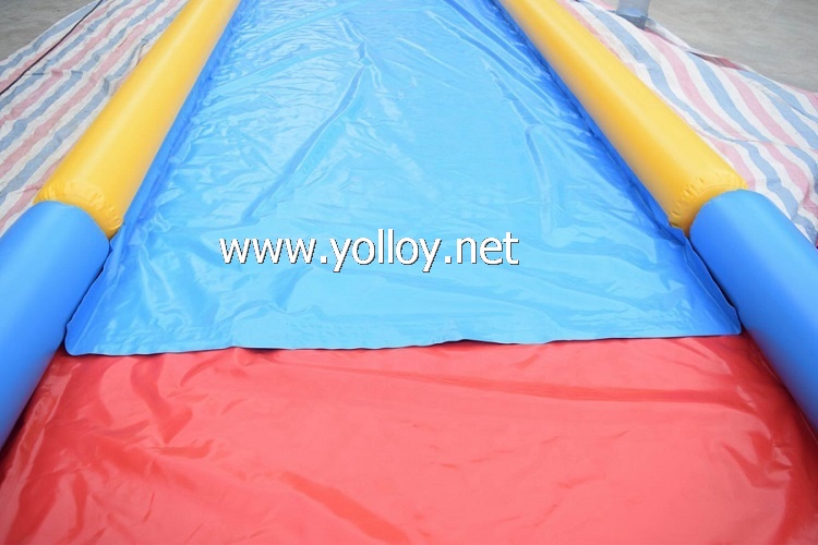Air Sealed Inflatable Water Slides For Lake  Inflatable Slip N side