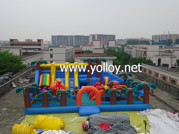 New design Inflatable Forest Amusement Park for kids