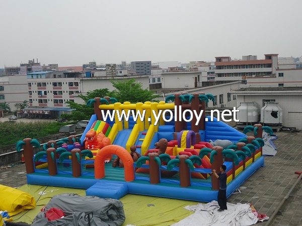 New design Inflatable Forest Amusement Park for kids