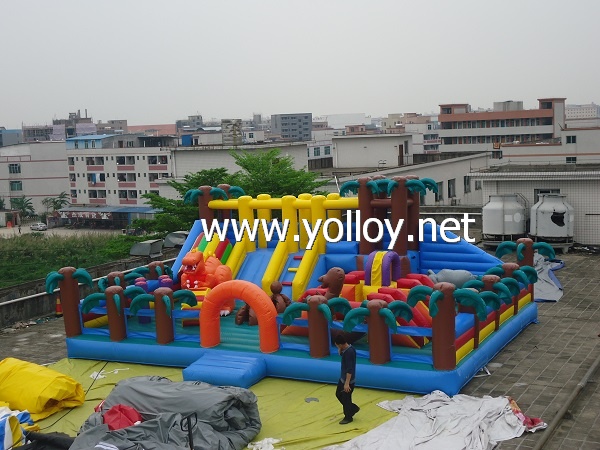 New design Inflatable Forest Amusement Park for kids