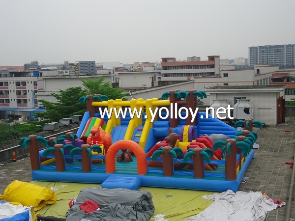 New design Inflatable Forest Amusement Park for kids