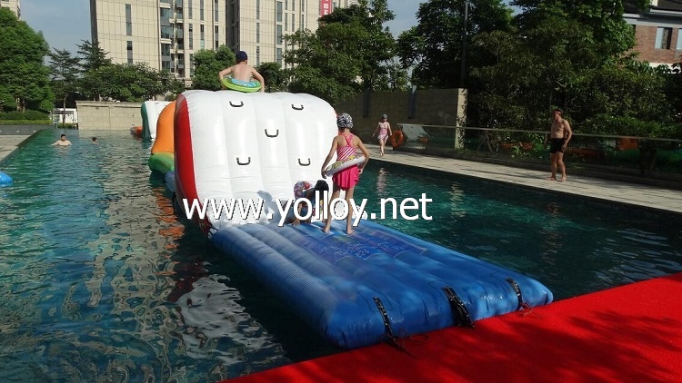 Inflatable Obstacle Course for Pool