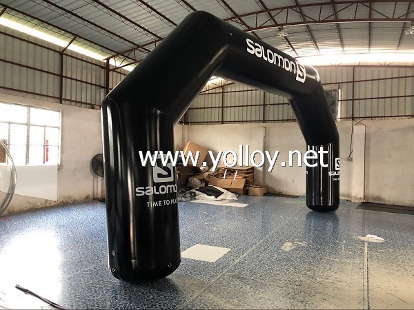 Inflatable arch for outdoor activities