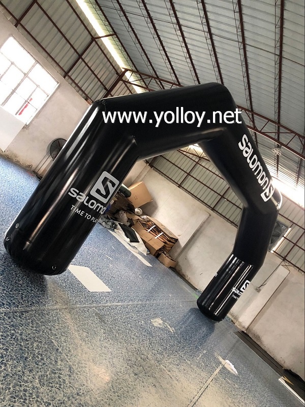 Inflatable arch for outdoor activities