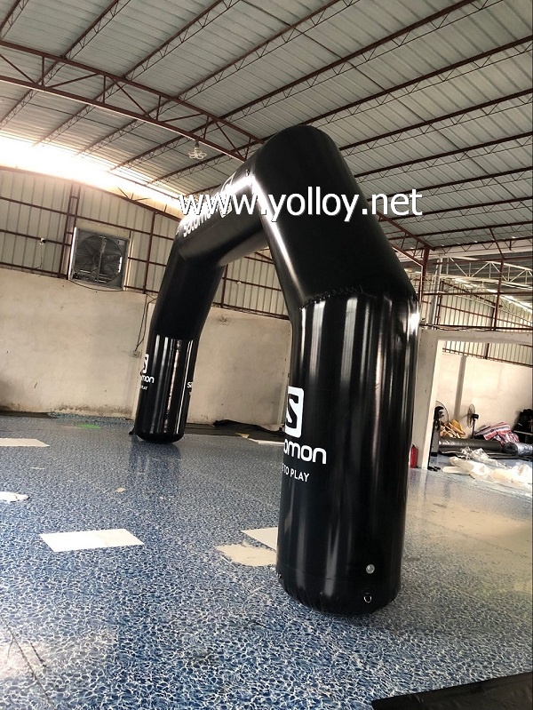 Inflatable arch for outdoor activities