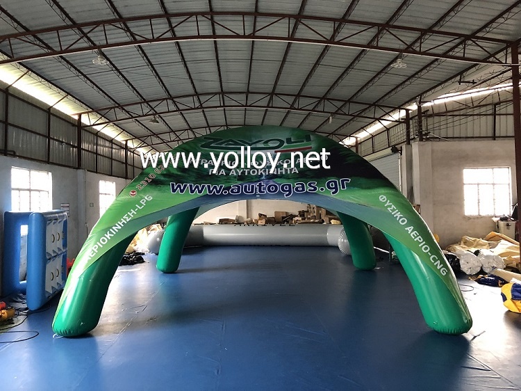 Inflatable exhibition 4 legs dome