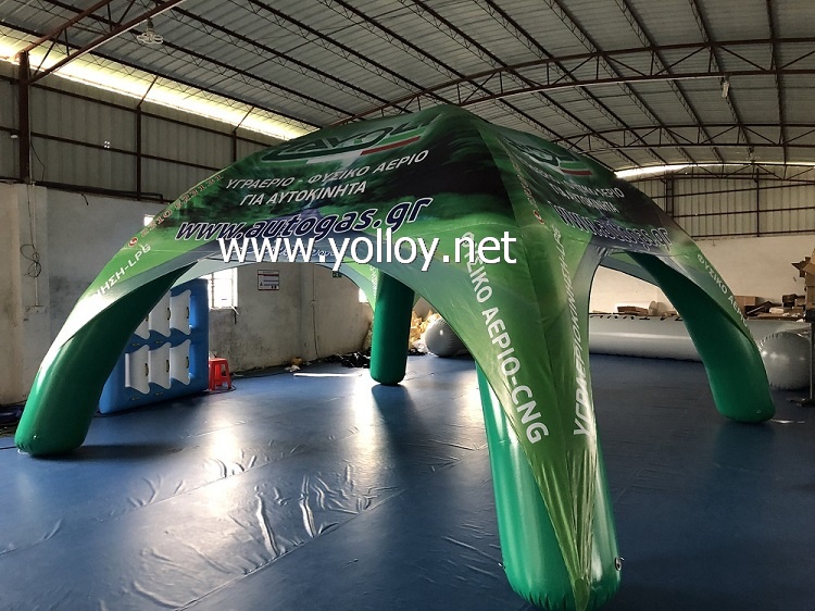 Inflatable exhibition 4 legs dome