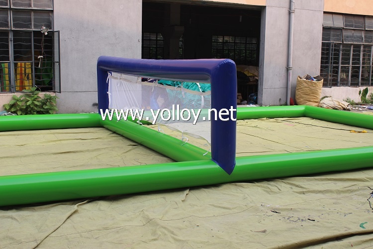 Floating court inflatable volleyball field