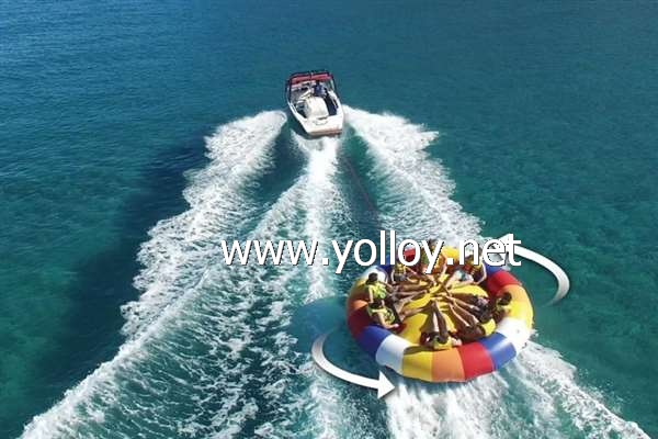 Rotating Inflatable Towables Saturn Rocker