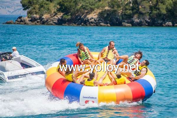 Rotating Inflatable Towables Saturn Rocker