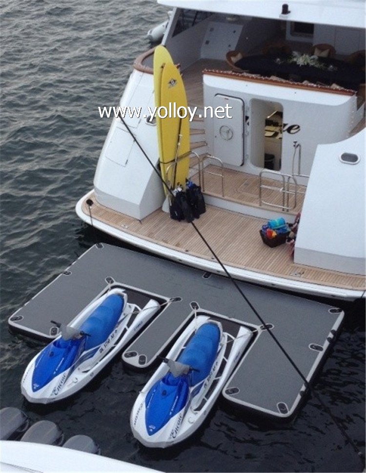Float yacht deck inflatable motor boat dock