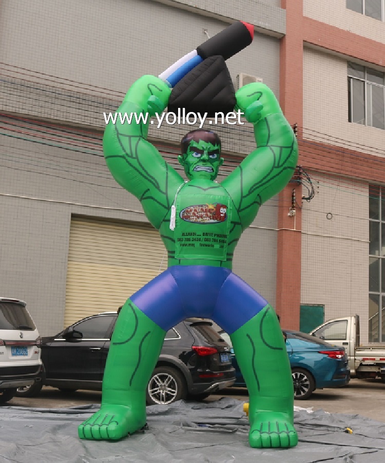 Muscle man hulk inflatable