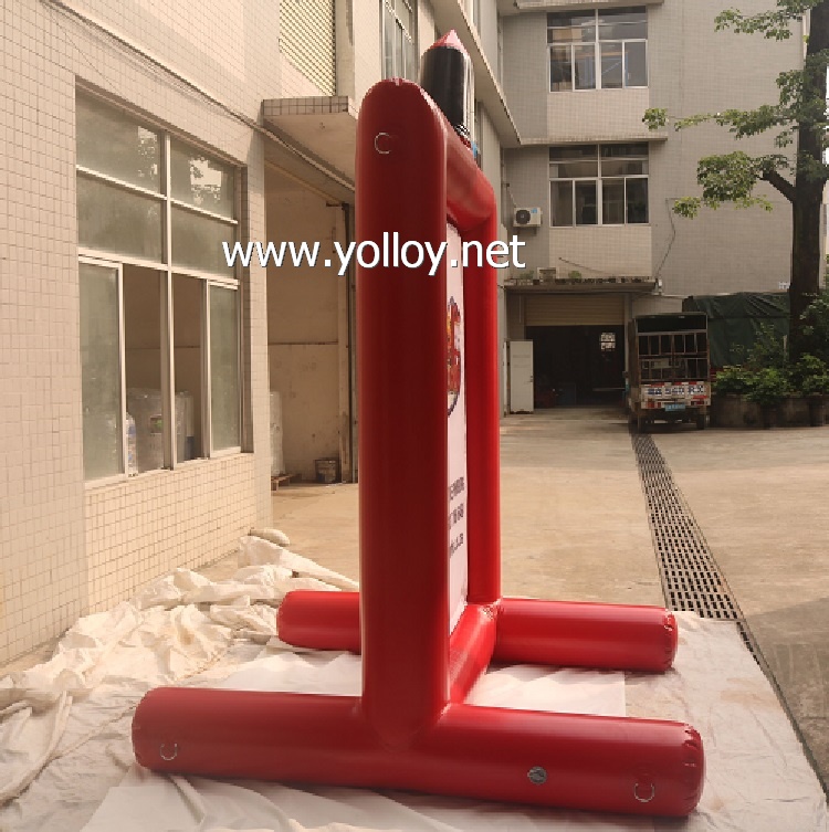 inflatable advertising billboard with detachable banners
